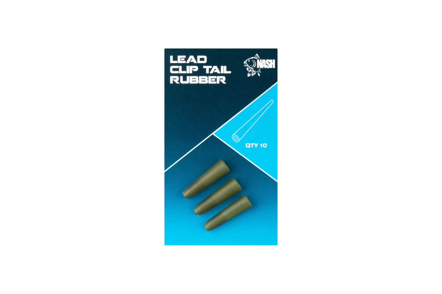 Weed Lead Clip Tail Rubber