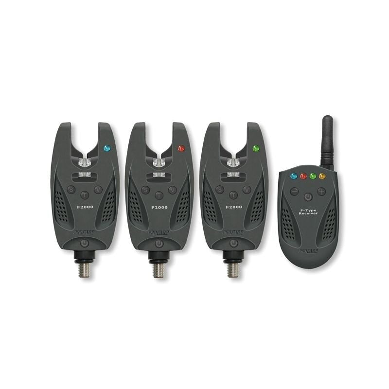 CORMORAN Pro Carp Bissanzeiger-Set F-2000 Blue Red Green 3+1Stk.