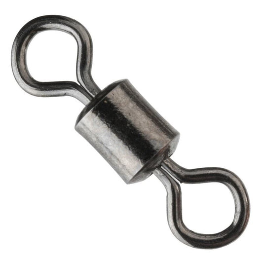 DAIWA Easy Roll Swivel 2 with 43kg strength, featuring a durable metal construction and smooth rotation. Pack of 10 for terminal tackle use.